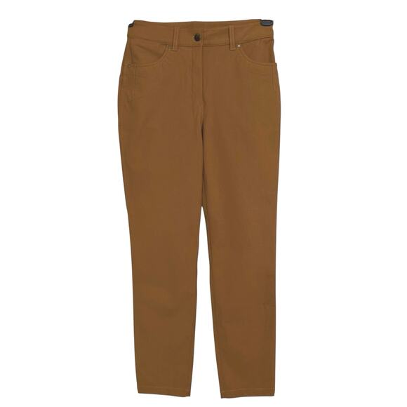 Lululemon City Sleek 5 Pocket 7/8 Ankle Pant Spiced Bronze 4 Mustard Yellow - Picture 2 of 11